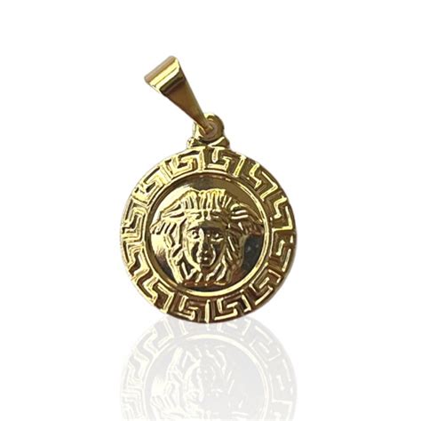 Pingente Medusa Versace Banhado Ouro 18k 